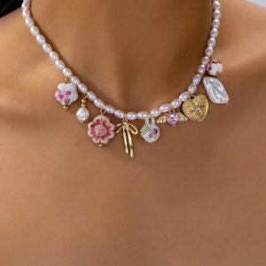 Colier breloque 3 au tour du cou