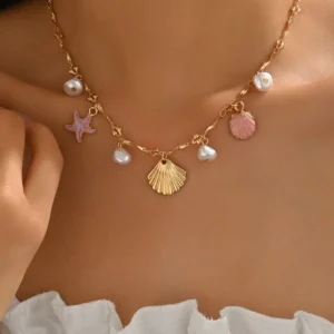 Collier brloque 4 autour du cou